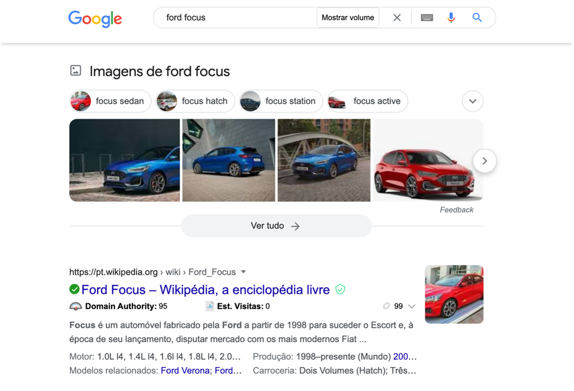 Resultados de Pesquisa Google Imagens